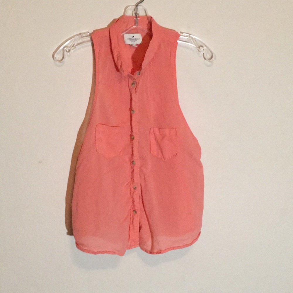 SALE American Eagle Orange Sorbet Tee